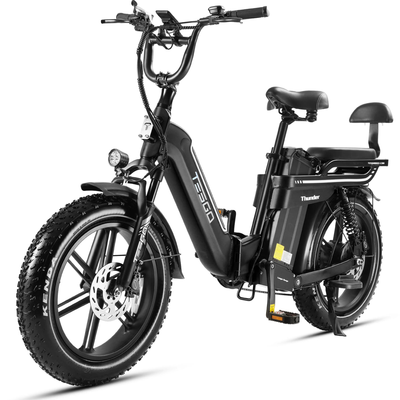 Tesgo Thunder Ultra Long Range Foldable Fat Tire Electric Bike