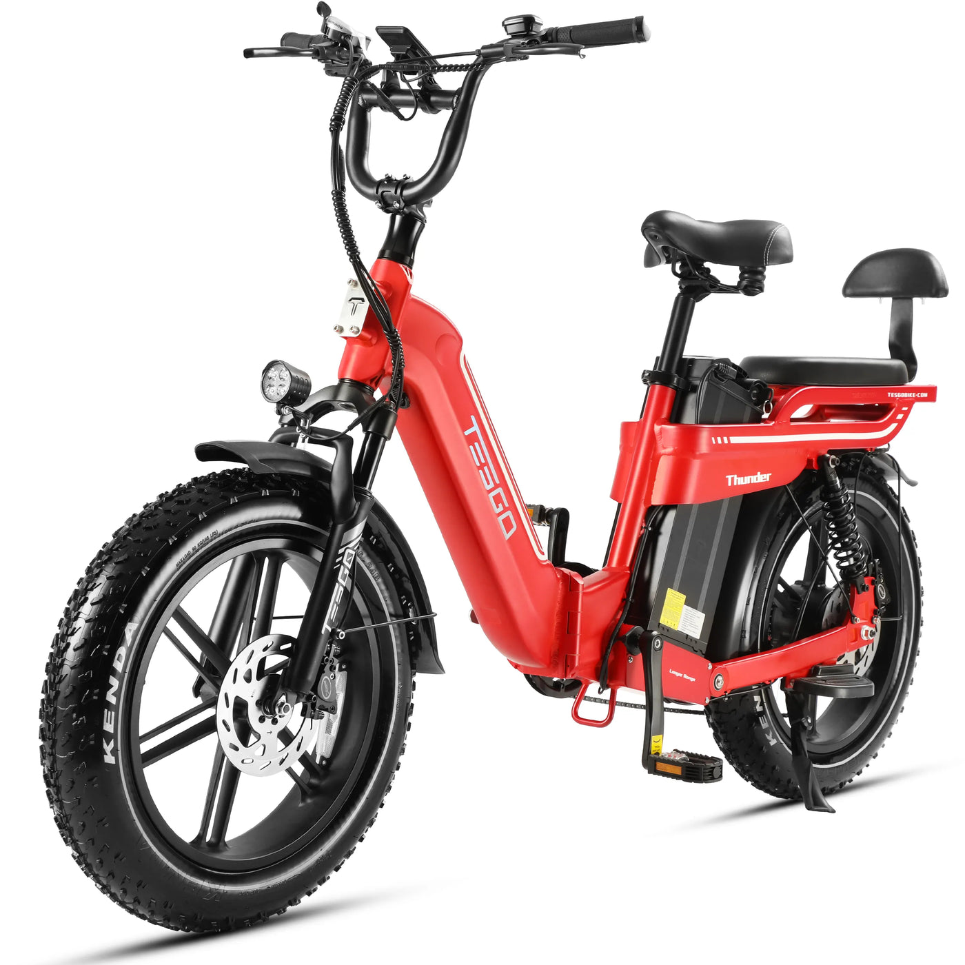 Tesgo Thunder Ultra Long Range Foldable Fat Tire Electric Bike