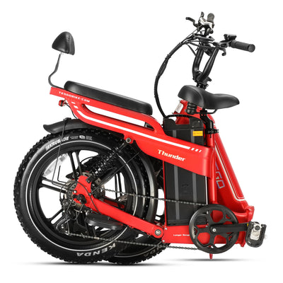 Tesgo Thunder Ultra Long Range Foldable Fat Tire Electric Bike