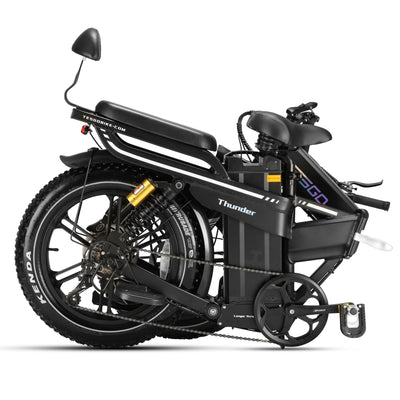 Tesgo Thunder Ultra Long Range Foldable Fat Tire Electric Bike