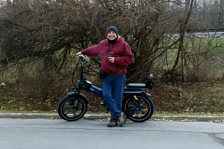 Tesgo Thunder Ultra Long Range Foldable Fat Tire Electric Bike